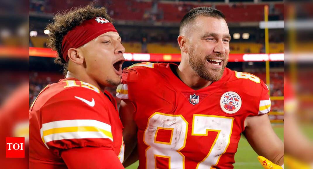 Patrick Mahomes delivers strong message to Travis Kelce and team following Chiefs' shocking offensive stats | NFL News - Times of India