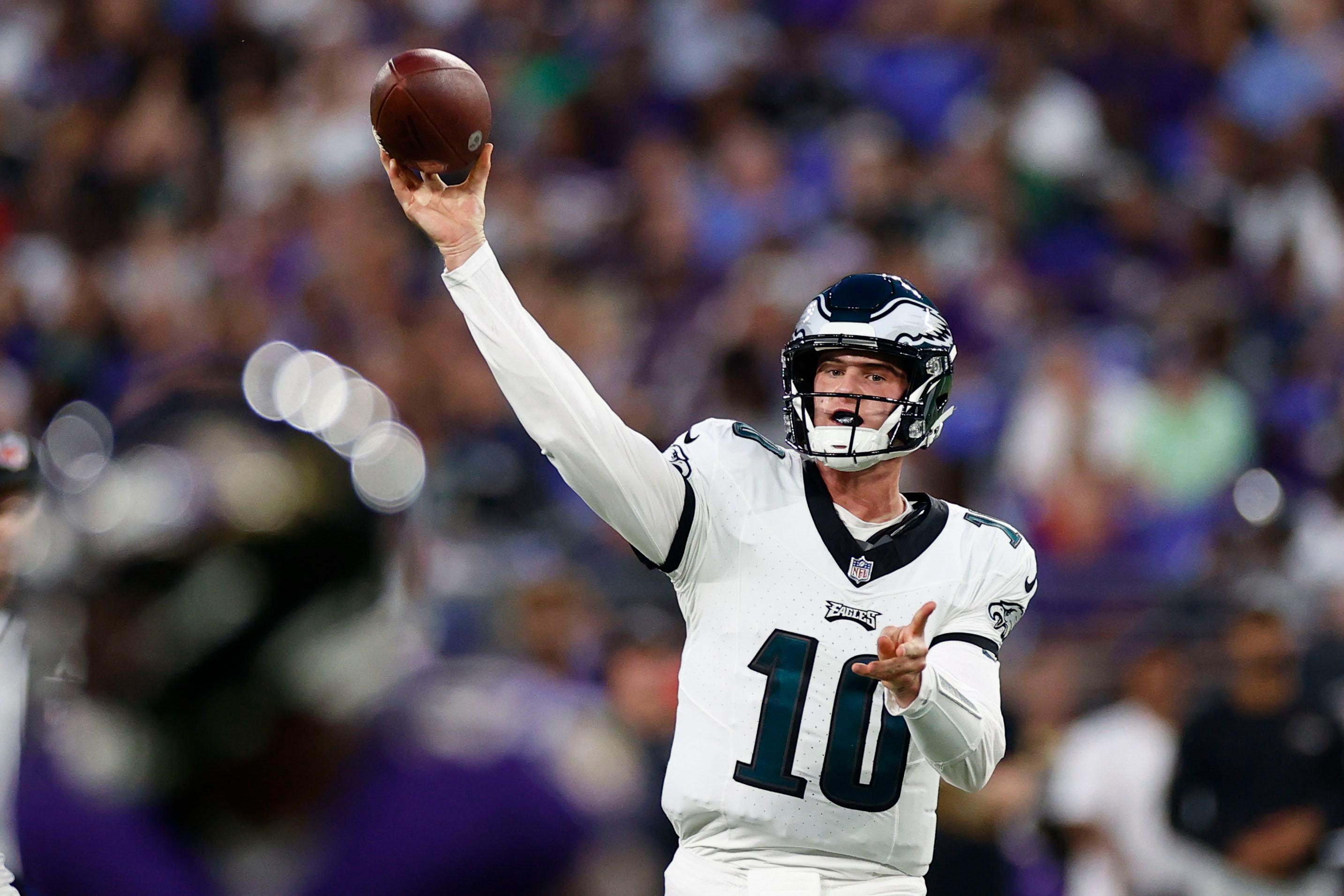 Eagles rookie QB Tanner McKee impressive in his NFL preseason debut